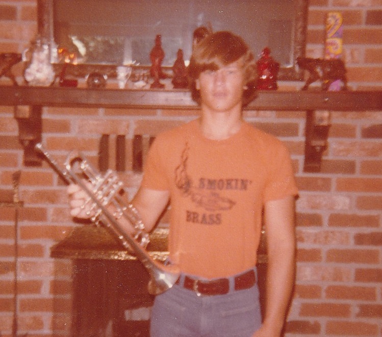 David Brown and his Silver Benge Trumpet