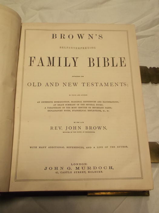 Brown’s Family Bible